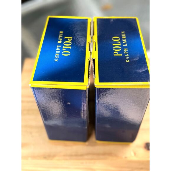 NWT VTG Polo Ralph Lauren Crystal Etch Polo Player Highball Glasses SZ 14OZ RARE - Picture 10 of 13